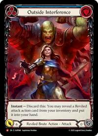 Outside Interference (Extended Art) - Super Slam - Flesh and Blood TCG card