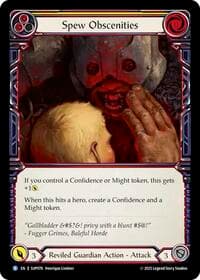 Spew Obscenities - Super Slam - Flesh and Blood TCG card