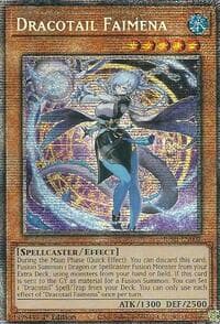 Dracotail Faimena (Starlight Rare) - Justice Hunters - YuGiOh card