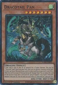 Dracotail Pan (Super Rare) - Justice Hunters - YuGiOh card