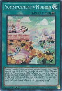 YummyusmentMignon (Super Rare) - Justice Hunters - YuGiOh card