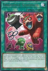 Obedience Schooled - Justice Hunters - YuGiOh card