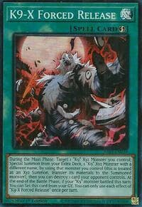 K9-X Forced Release - Justice Hunters - YuGiOh card
