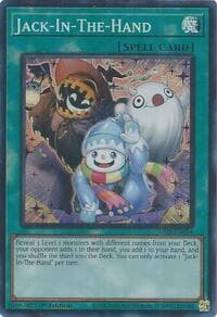 Jack-In-The-Hand (Super Rare) - Justice Hunters - YuGiOh card