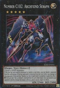 Number C102: Archfiend Seraph - Justice Hunters - YuGiOh card