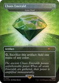 Chaos Emerald - Lotus Petal (7031) - Secret Lair Drop Series - Magic: The Gathering card