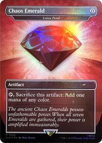 Chaos Emerald - Lotus Petal (7032) - Secret Lair Drop Series - Magic: The Gathering card