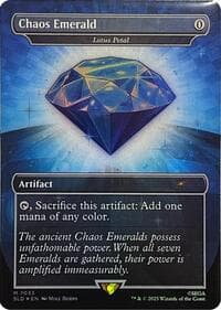 Chaos Emerald - Lotus Petal (7033) - Secret Lair Drop Series - Magic: The Gathering card