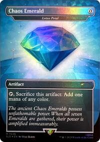 Chaos Emerald - Lotus Petal (7036) - Secret Lair Drop Series - Magic: The Gathering card
