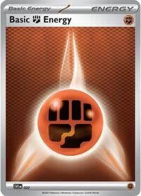 Basic Fighting Energy - 022 - SVE: Scarlet & Violet Energies - Pokemon card