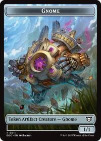Gnome // Golem (0014) Double-Sided Token - Commander: Edge of Eternities - Magic: The Gathering card