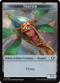 Thopter // Gnome Double-Sided Token - Commander: Edge of Eternities - Magic: The Gathering card