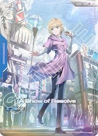 A Show of Resolve (U+) - Newtype Rising - Gundam Card Game card