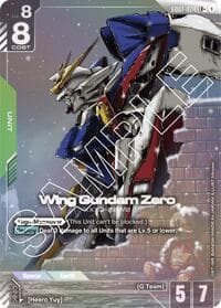 Wing Gundam Zero (LR+) - Newtype Rising - Gundam Card Game card