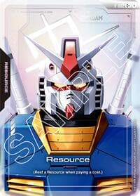 Resource (R-002) (C+) - Newtype Rising - Gundam Card Game card