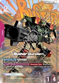 Buster Gundam (LR+) - Newtype Rising - Gundam Card Game card