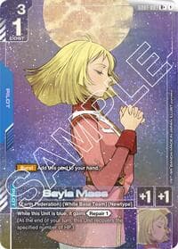 Sayla Mass (R+) - Newtype Rising - Gundam Card Game card