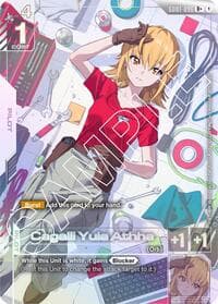 Cagalli Yula Athha (R+) - Newtype Rising - Gundam Card Game card