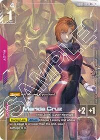 Marida Cruz (R+) - Newtype Rising - Gundam Card Game card