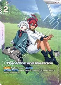 The Witch and the Bride (R+) - Newtype Rising - Gundam Card Game card