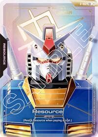 Resource (R-002) (C++) - Newtype Rising - Gundam Card Game card
