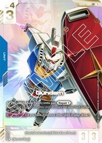 Gundam (GD01-001) (LR++) - Newtype Rising - Gundam Card Game card