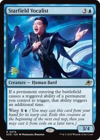Starfield Vocalist - Prerelease Cards - Magic: The Gathering card