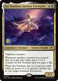 Syr Vondam, Sunstar Exemplar - Prerelease Cards - Magic: The Gathering card