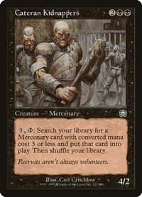 Cateran Kidnappers - Mercadian Masques - Magic: The Gathering card