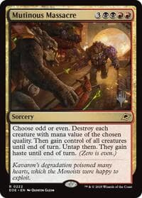 Mutinous Massacre - Promo Pack: Edge of Eternities - Magic: The Gathering card