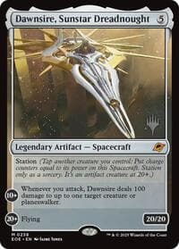 Dawnsire, Sunstar Dreadnought - Promo Pack: Edge of Eternities - Magic: The Gathering card