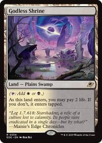 Godless Shrine - Promo Pack: Edge of Eternities - Magic: The Gathering card