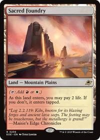 Sacred Foundry - Promo Pack: Edge of Eternities - Magic: The Gathering card