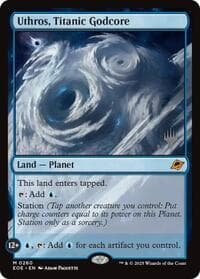 Uthros, Titanic Godcore - Promo Pack: Edge of Eternities - Magic: The Gathering card