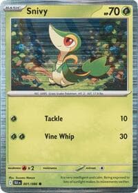 Snivy - 001/086 (Unova Poster Collection) - Miscellaneous Cards & Products - Pokemon card