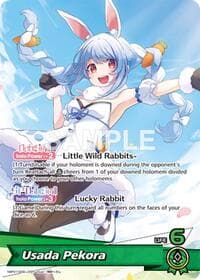 Usada Pekora (OSR) - Blooming Radiance - Hololive card