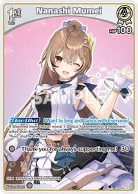 Nanashi Mumei (U) (hBP01-019) - Blooming Radiance - Hololive card