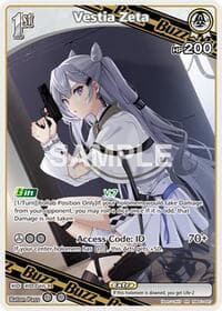 Vestia Zeta (RR) - Blooming Radiance - Hololive card