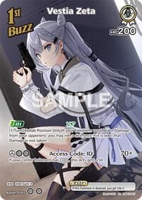 Vestia Zeta (SR) - Blooming Radiance - Hololive card