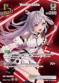 Vestia Zeta (UR) - Blooming Radiance - Hololive card