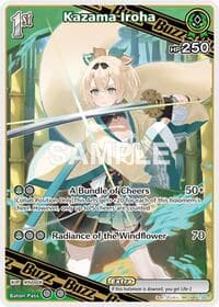 Kazama Iroha (RR) - Blooming Radiance - Hololive card
