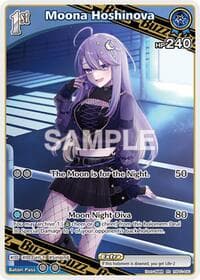 Moona Hoshinova (RR) - Blooming Radiance - Hololive card