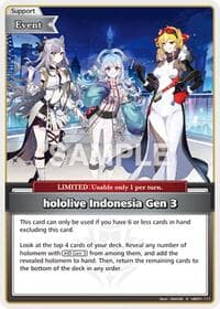 hololive Indonesia Gen  (S) - Blooming Radiance - Hololive card