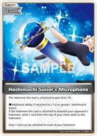 Hoshimachi Suisei's Microphone (S) - Blooming Radiance - Hololive card