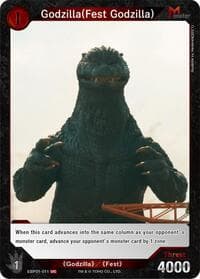Godzilla (Fest Godzilla) (EBP01-011) - Booster Set 1: Godzilla VS. Godzilla - Godzilla Card Game card