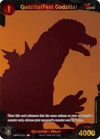 Godzilla (Fest Godzilla) (EBP01-011+) - Booster Set 1: Godzilla VS. Godzilla - Godzilla Card Game card