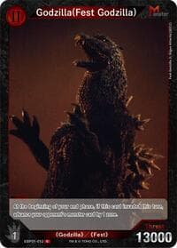 Godzilla (Fest Godzilla) (EBP01-012) - Booster Set 1: Godzilla VS. Godzilla - Godzilla Card Game card