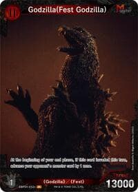 Godzilla (Fest Godzilla) (EBP01-012+) - Booster Set 1: Godzilla VS. Godzilla - Godzilla Card Game card