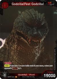 Godzilla (Fest Godzilla) (EBP01-013+) - Booster Set 1: Godzilla VS. Godzilla - Godzilla Card Game card