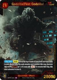 Godzilla (Fest Godzilla) (EBP01-015+) - Booster Set 1: Godzilla VS. Godzilla - Godzilla Card Game card